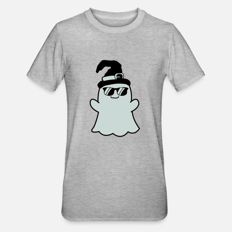 Fantôme Cool - T-shirt polycoton Unisexe - gris chiné
