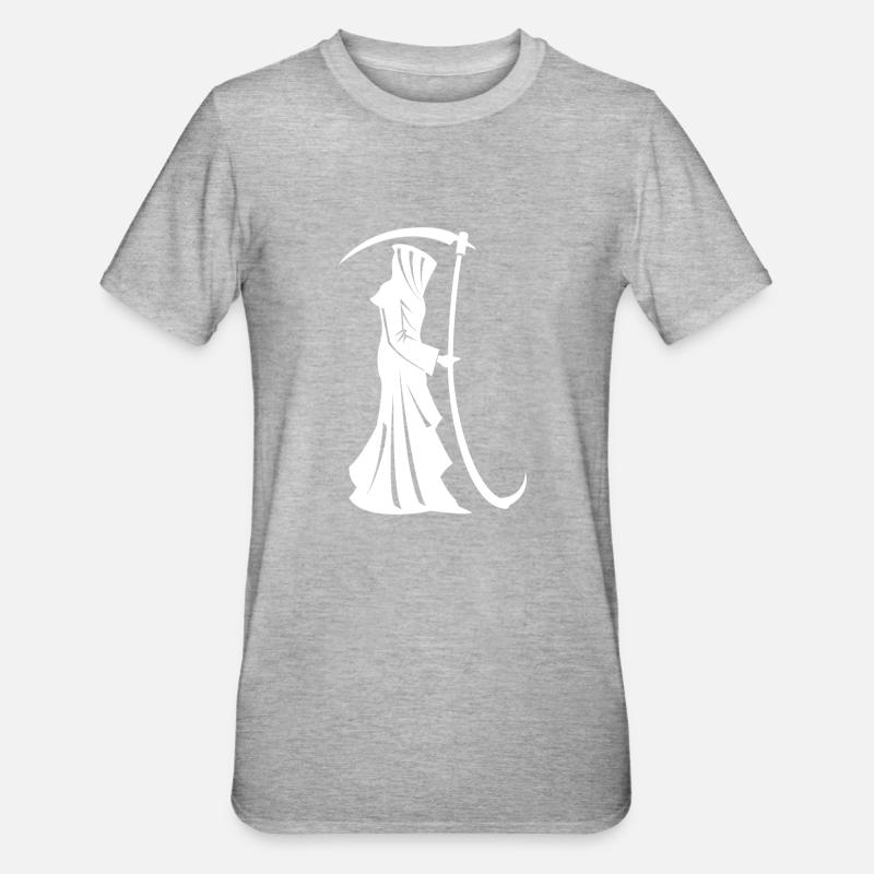 Grim Reaper, Reaper - T-shirt polycoton Unisexe - gris chiné