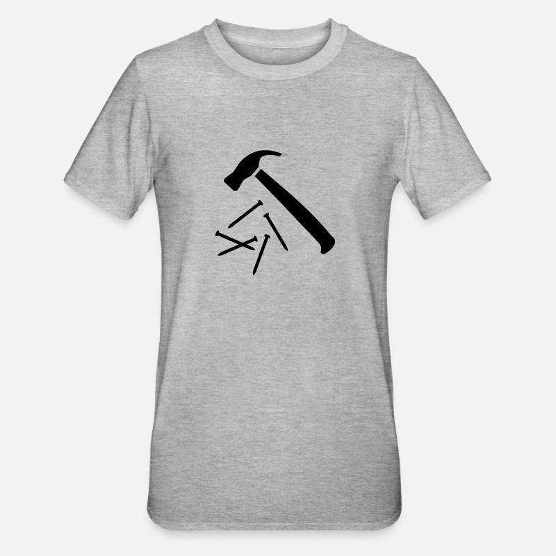 Marteau - T-shirt polycoton Unisexe - gris chiné