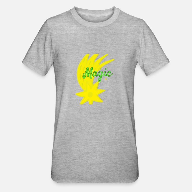 Magic Design - Unisex Polycotton T-Shirt - Grau meliert