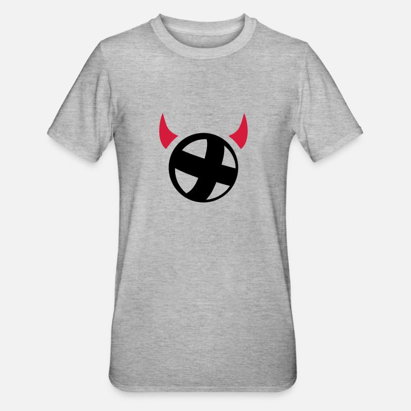 Cycle ball - T-shirt polycoton Unisexe - gris chiné