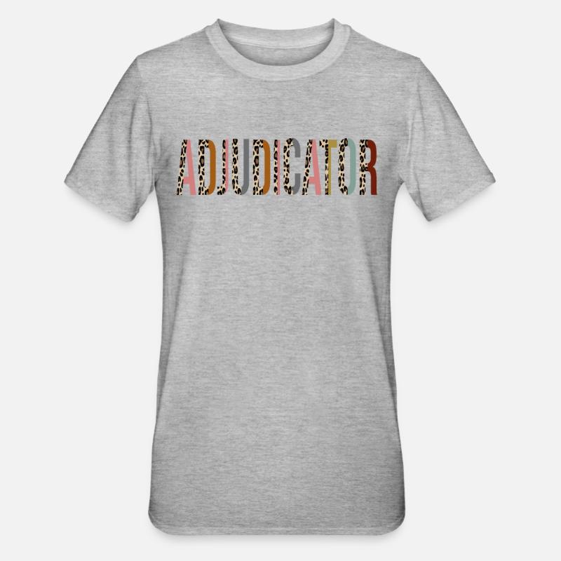 Adjudicator - Unisex Polycotton T-Shirt - heather grey