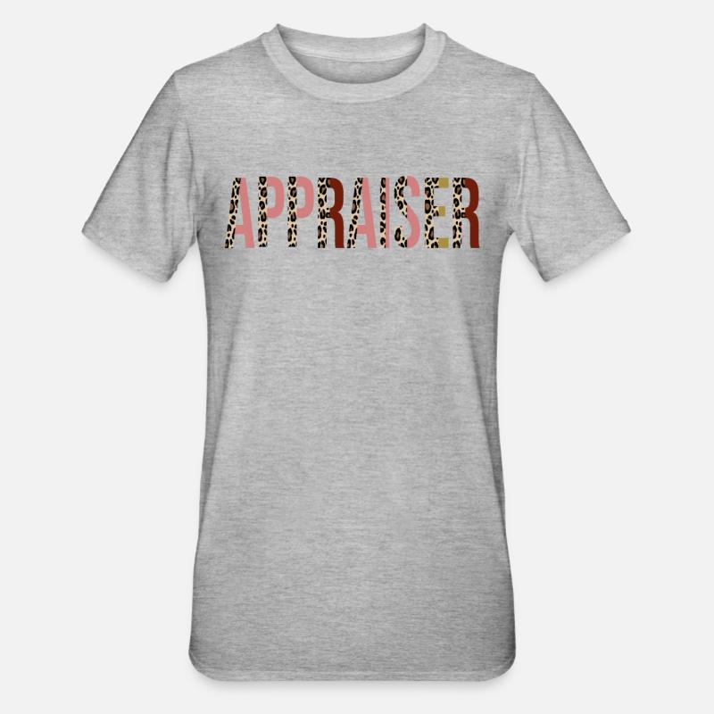 Schätzer - Unisex Polycotton T-Shirt - Grau meliert