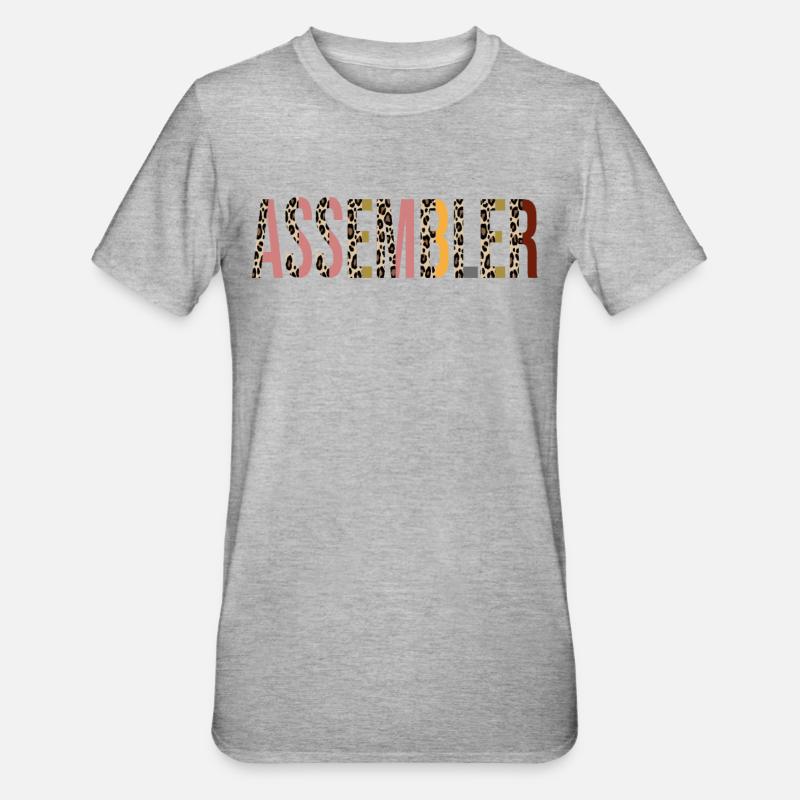 Assembleur - T-shirt polycoton Unisexe - gris chiné
