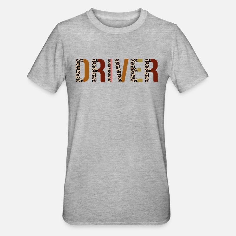 Chauffeur - T-shirt polycoton Unisexe - gris chiné