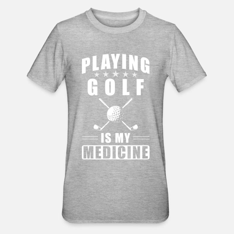 Golfe - T-shirt polycoton Unisexe - gris chiné