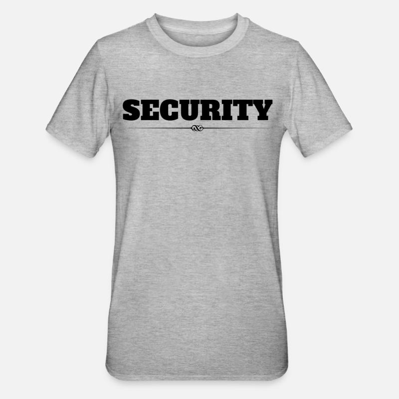 Sécurité - T-shirt polycoton Unisexe - gris chiné