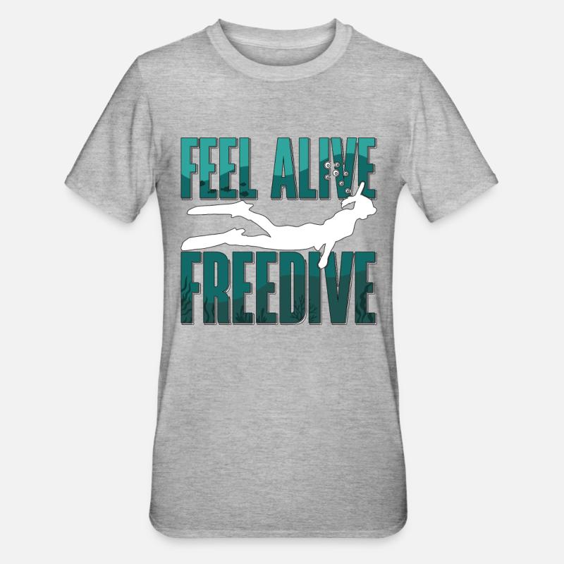 Freitaucher Freitauchen Apnoe Tauchen Geschenk - Unisex Polycotton T-Shirt - undefined