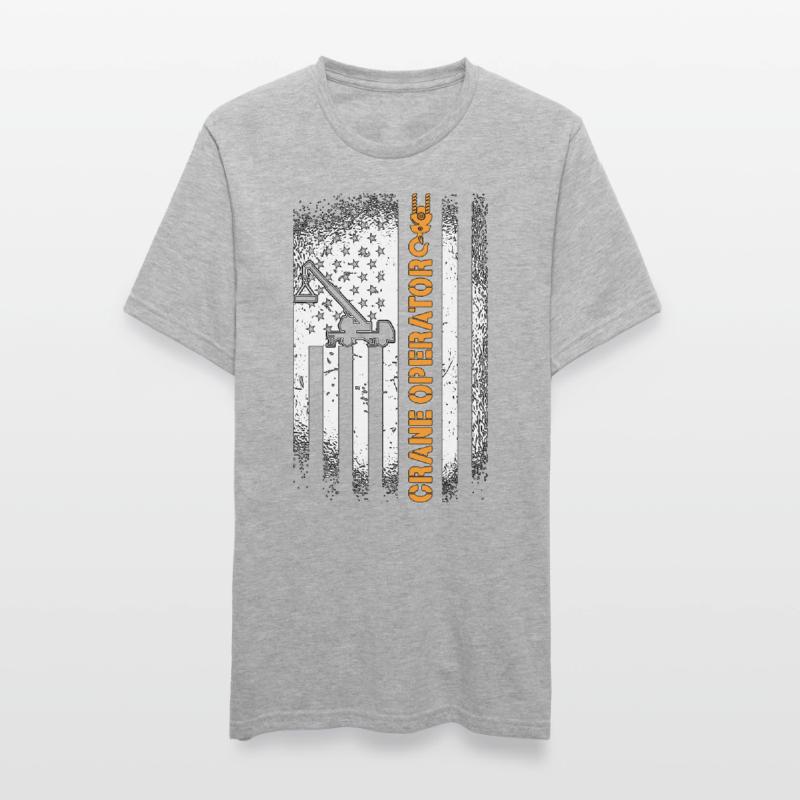 Crane Operator Construction Worker Crane Driver Work Gift Unisex Polycotton T-Shirt