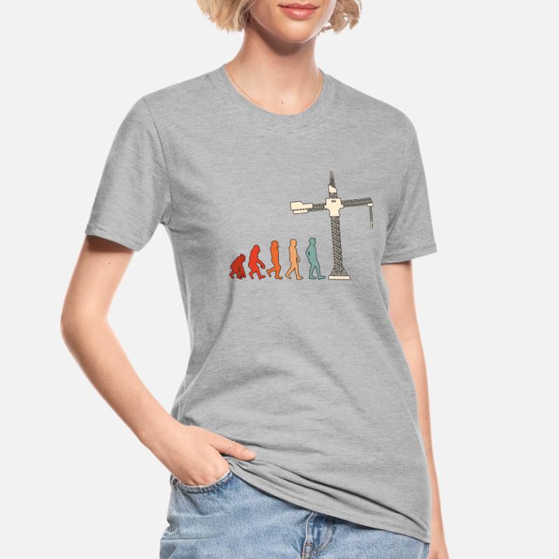 Construction Worker Construction Crane Operator Crane Driver Gift Unisex Polycotton T-Shirt