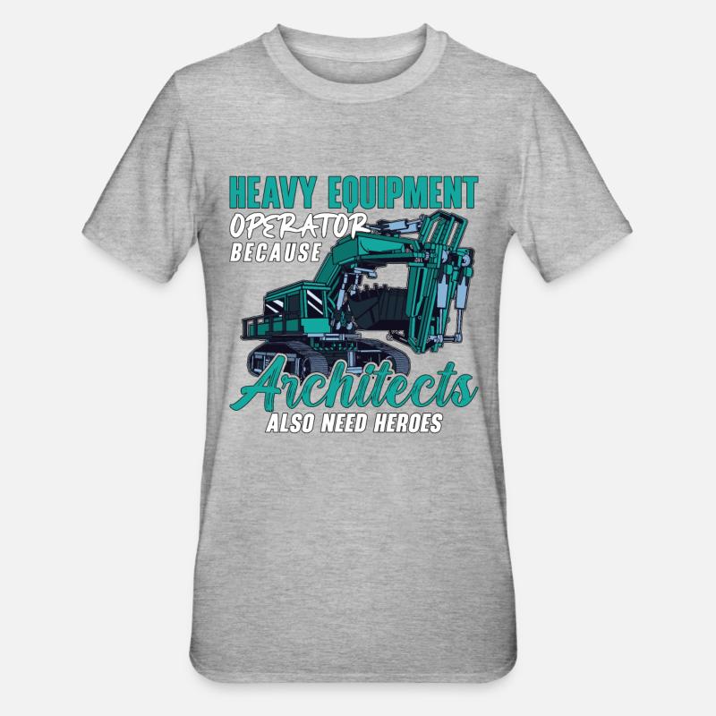 Baggern Baggerfahrer Arbeiter Bauarbeiter Geschenk - Unisex Polycotton T-Shirt - undefined