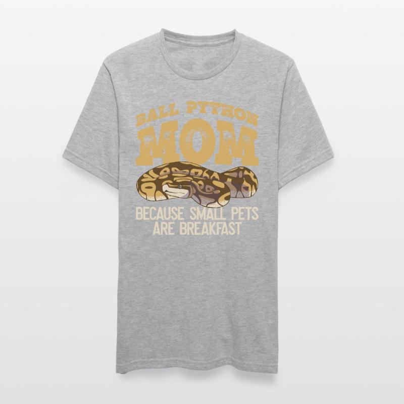 Ballpython Mutter Banane Königspython Unisex Polycotton T-Shirt