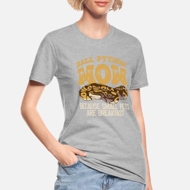 Ballpython Mutter Banane Königspython Unisex Polycotton T-Shirt