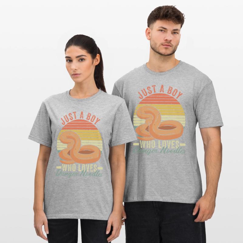 Königspython Banana Ball Python Dangerous Noodle Unisex Polycotton T-Shirt
