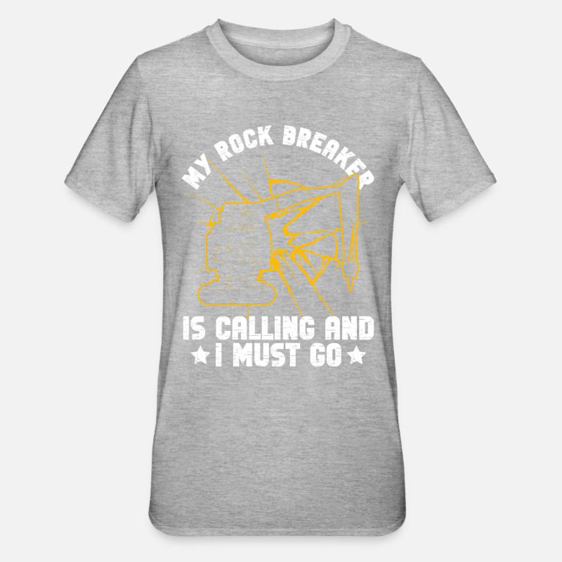 Bagger Sandbagger - T-shirt polycoton Unisexe - gris chiné