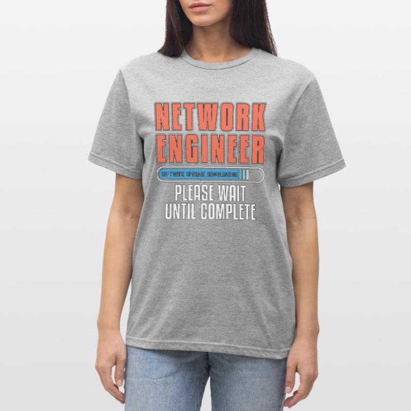 Network Engineer Software Upgrade Computer Science Unisex Polycotton T-Shirt