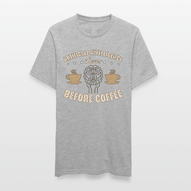 Artificial Intelligence Lover Before Robots Coffee Unisex Polycotton T-Shirt