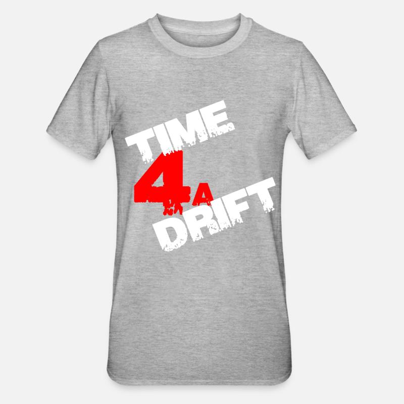 Time 4 a drift gift - Unisex Polycotton T-Shirt - heather grey