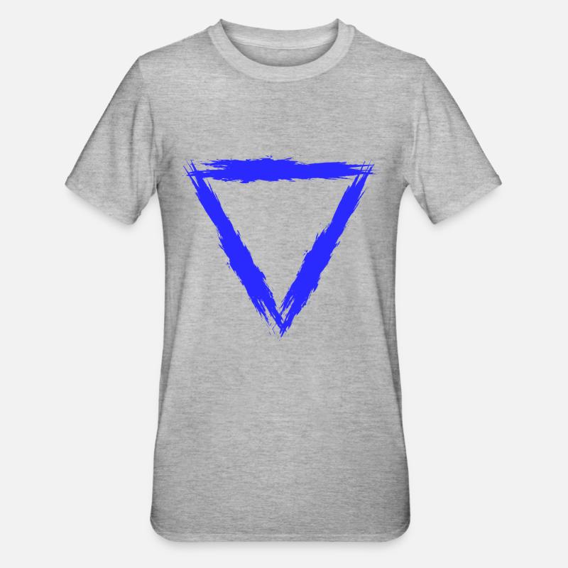 Élément symbole eau - T-shirt polycoton Unisexe - gris chiné