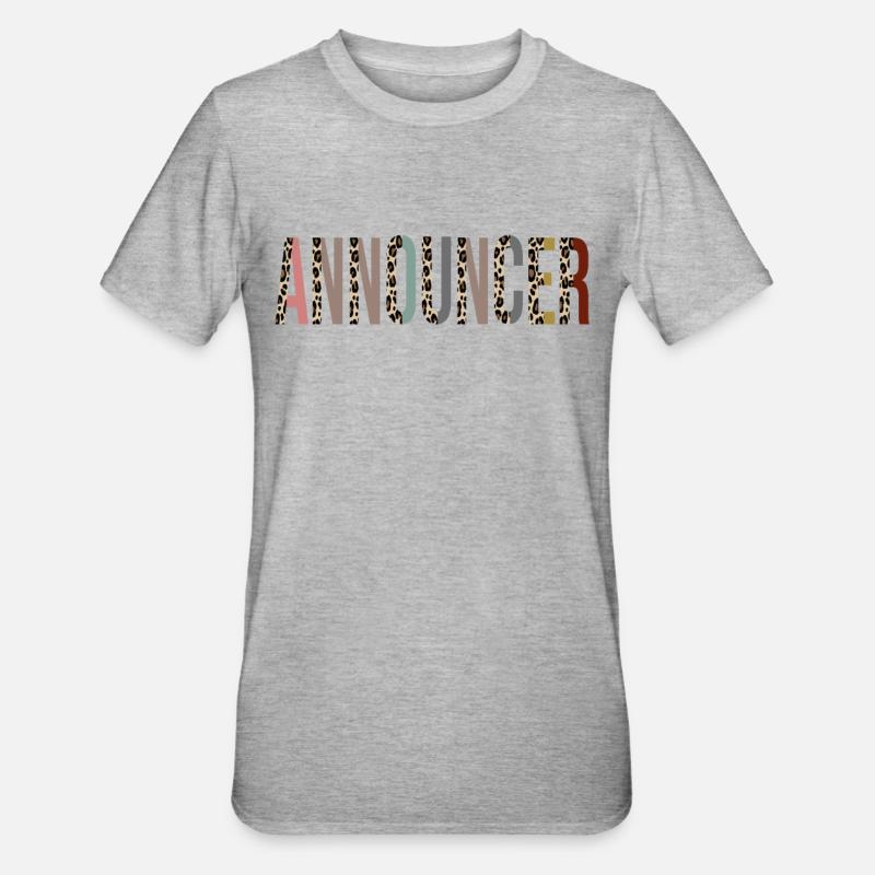 Speaker - T-shirt polycoton Unisexe - gris chiné