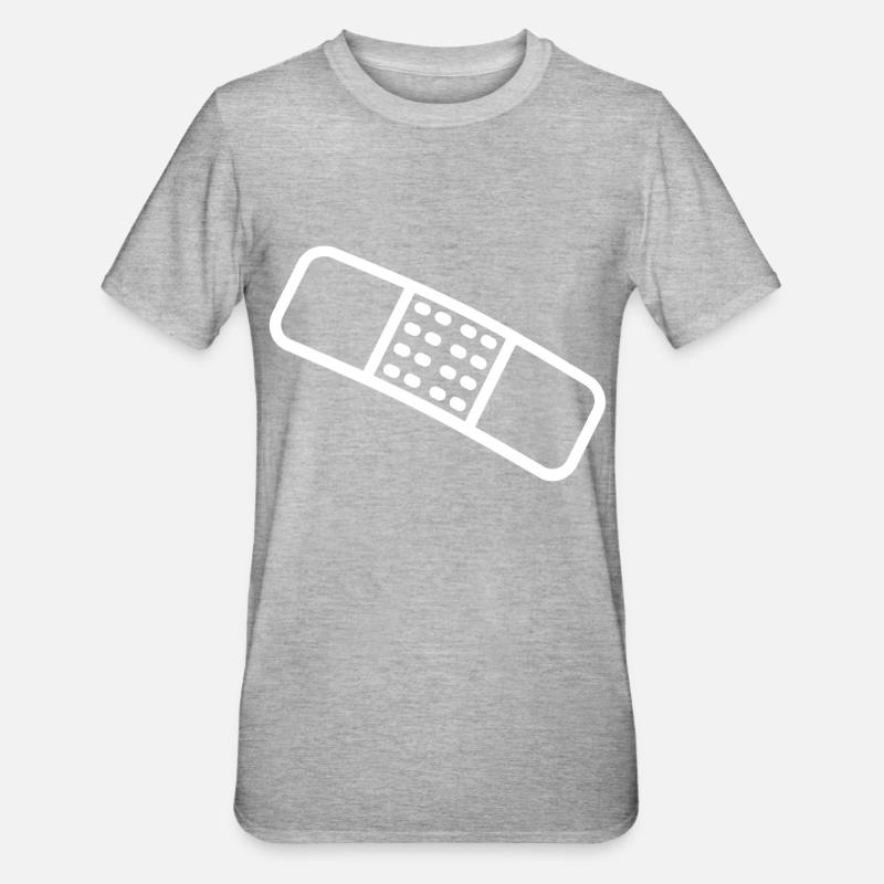 Trottoir - T-shirt polycoton Unisexe - gris chiné