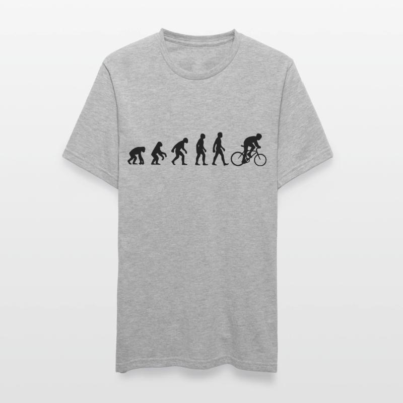 Évolution du vélo T-shirt polycoton Unisexe