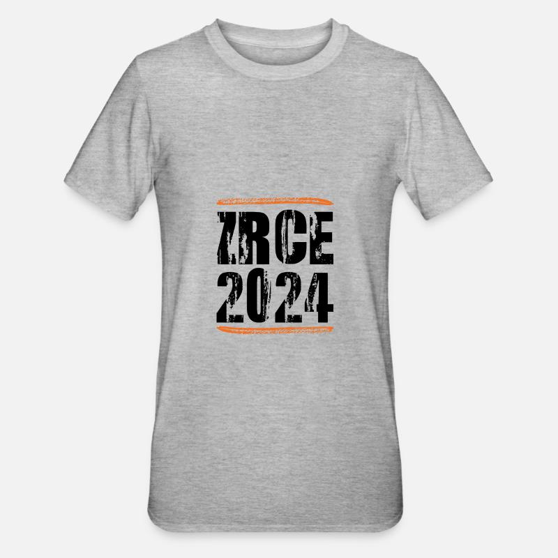 Devis Zrce 2024 - T-shirt polycoton Unisexe - gris chiné