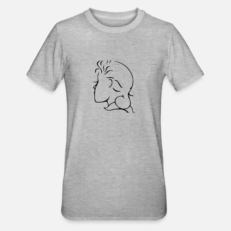 Conception d’illusion - T-shirt polycoton Unisexe - gris chiné