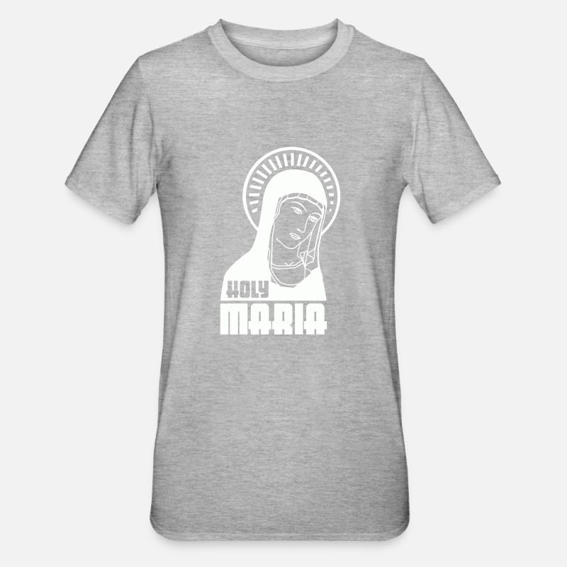 Sainte Marie - T-shirt polycoton Unisexe - gris chiné