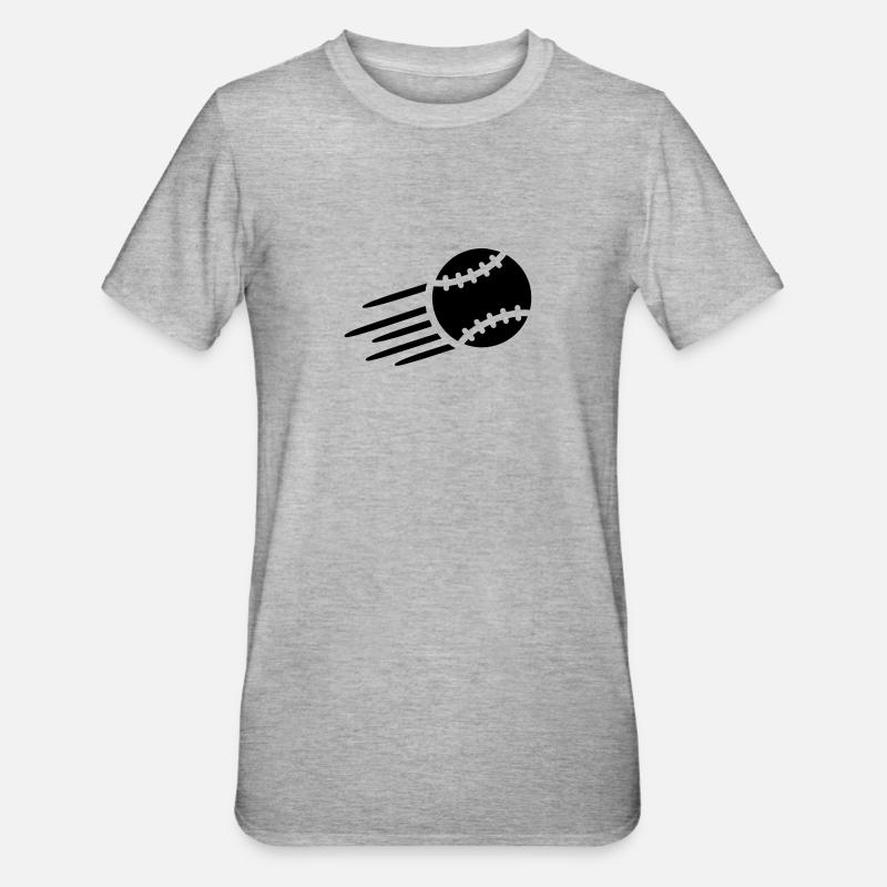 Baseball - T-shirt polycoton Unisexe - gris chiné