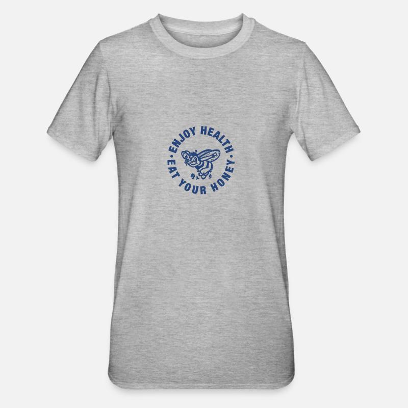 1E73B7D2 3A31 45CC AE87 728190D34AFA - Unisex Polycotton T-Shirt - Grau meliert