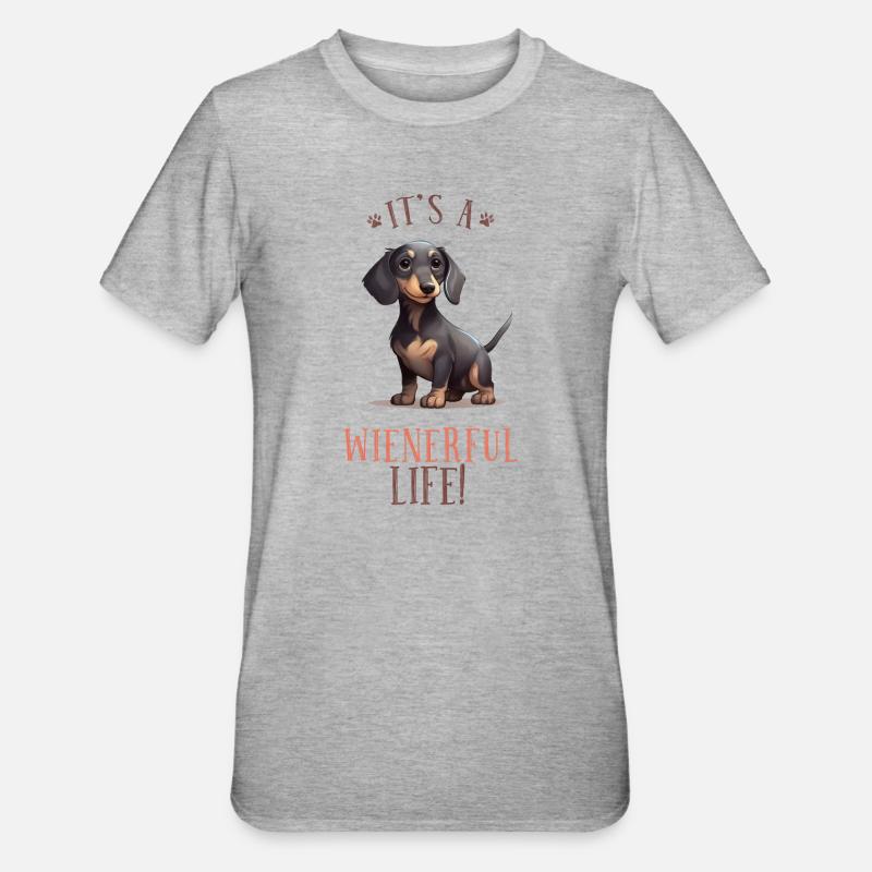C’est une vie étrange - T-shirt polycoton Unisexe - gris chiné