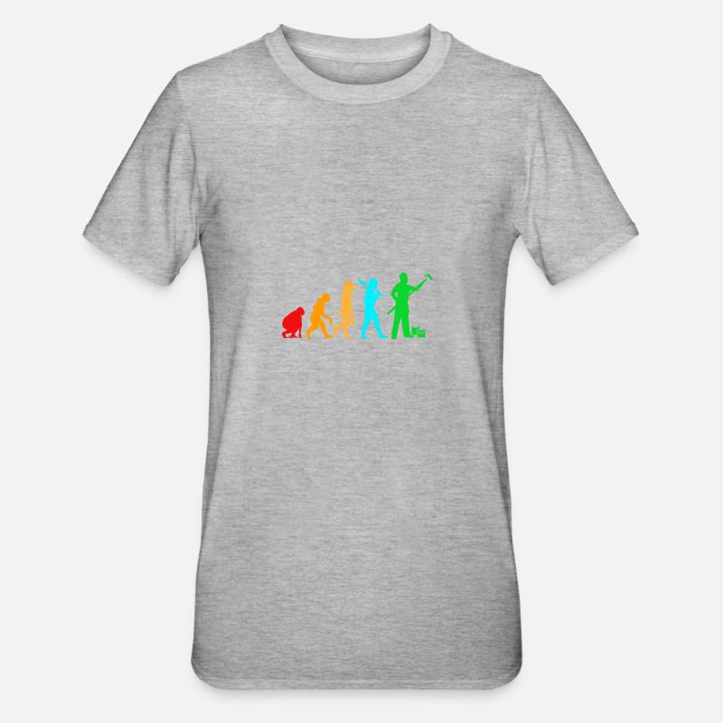 Painter Evolution - Unisex Polycotton T-Shirt - heather grey