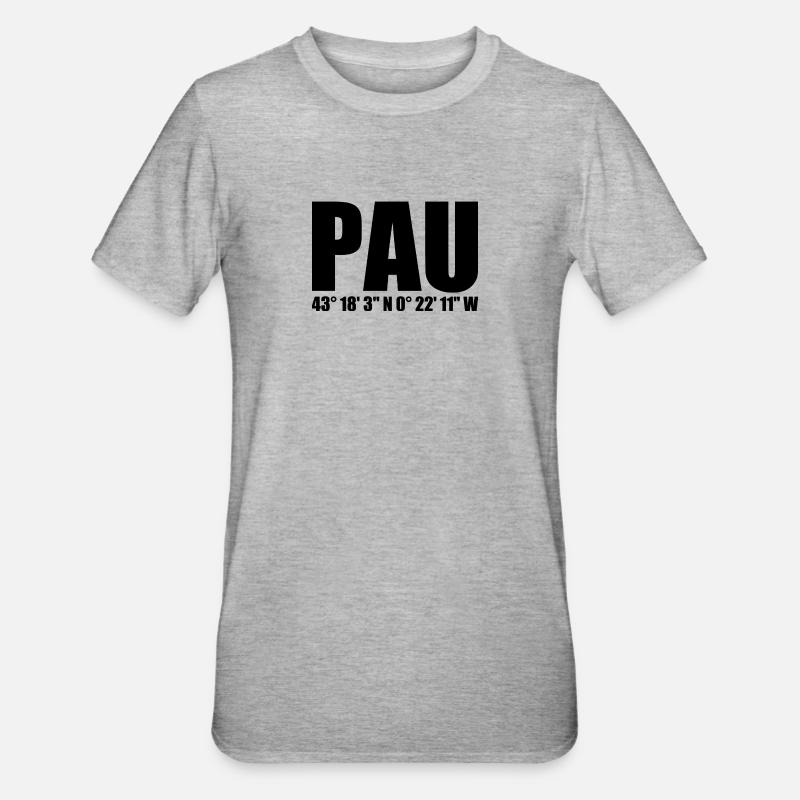 Pau coordinates - Unisex Polycotton T-Shirt - heather grey