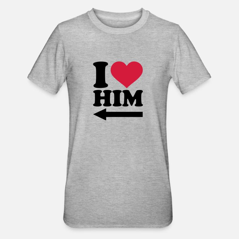 Freund - Unisex Polycotton T-Shirt - Grau meliert