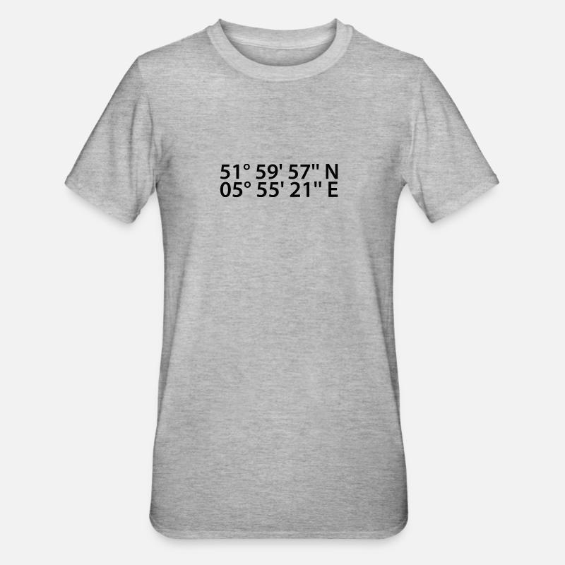 Arnhem coordinates - Unisex Polycotton T-Shirt - heather grey