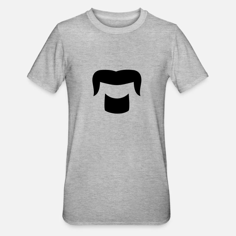 Bart - Unisex Polycotton T-Shirt - Grau meliert