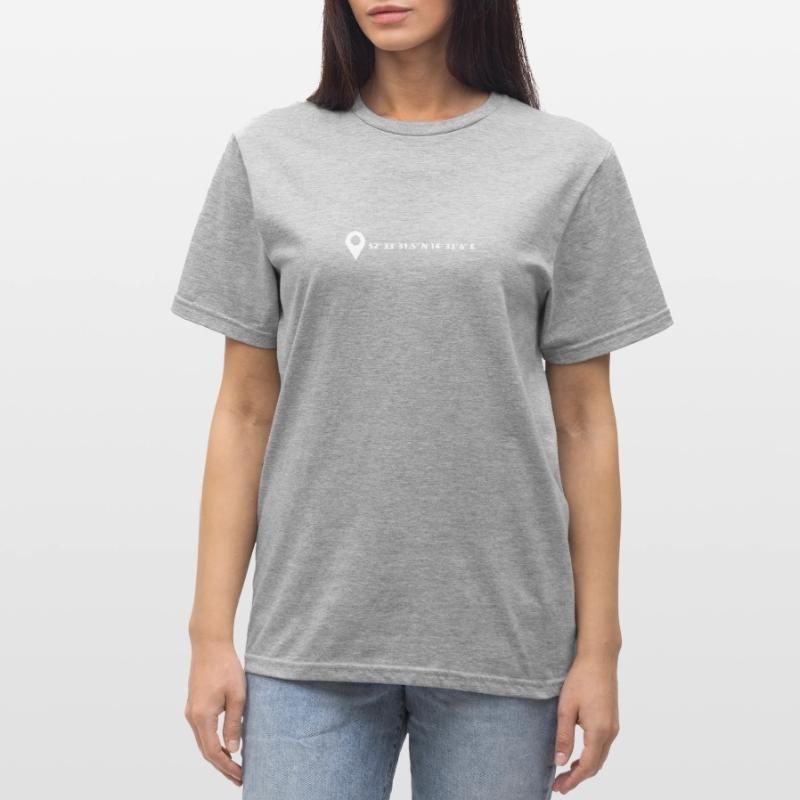 Coordonnées de Francfort (Oder) T-shirt polycoton Unisexe
