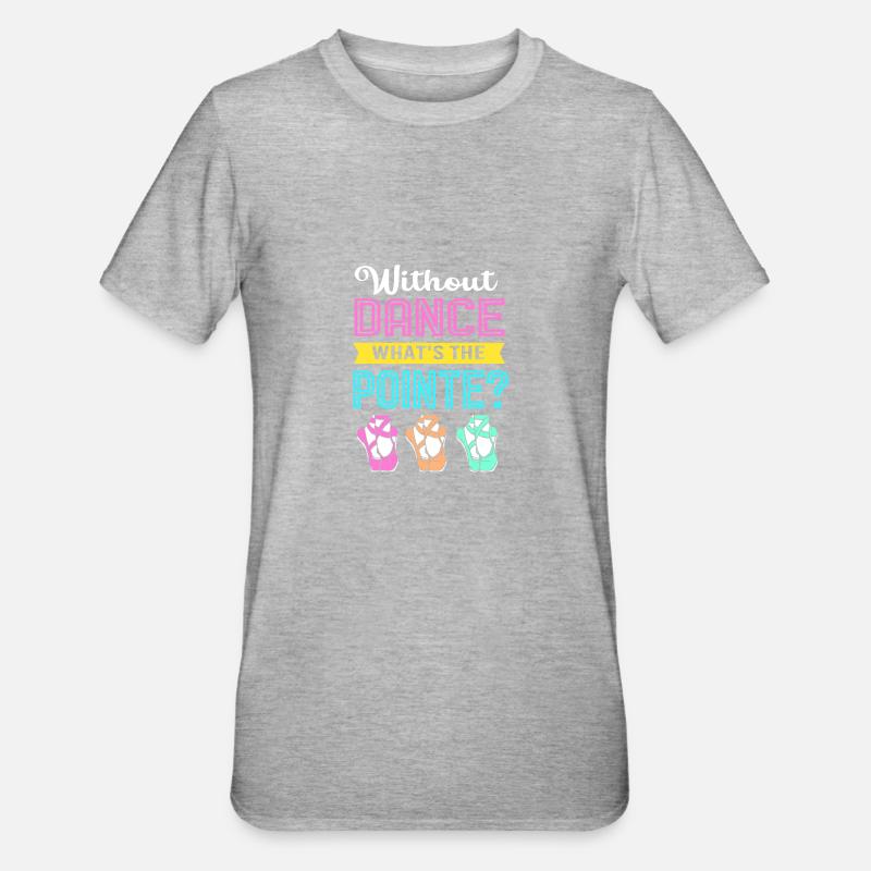 Danseuse de ballet - T-shirt polycoton Unisexe - gris chiné