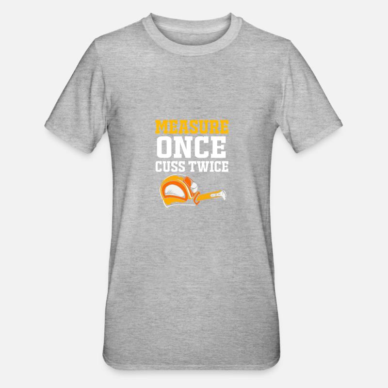 Chantier de construction - T-shirt polycoton Unisexe - gris chiné
