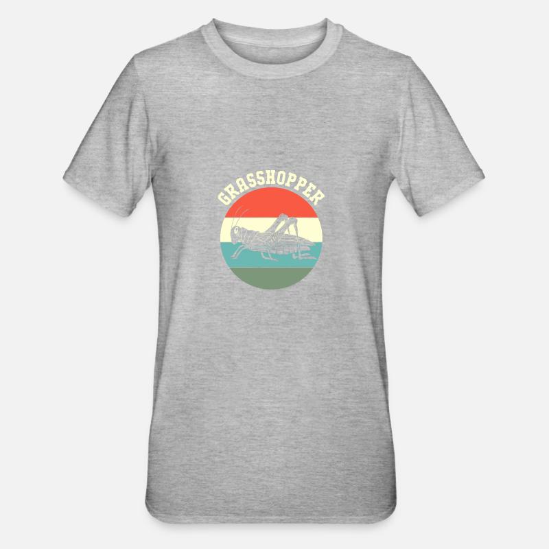 Sauterelle - T-shirt polycoton Unisexe - gris chiné