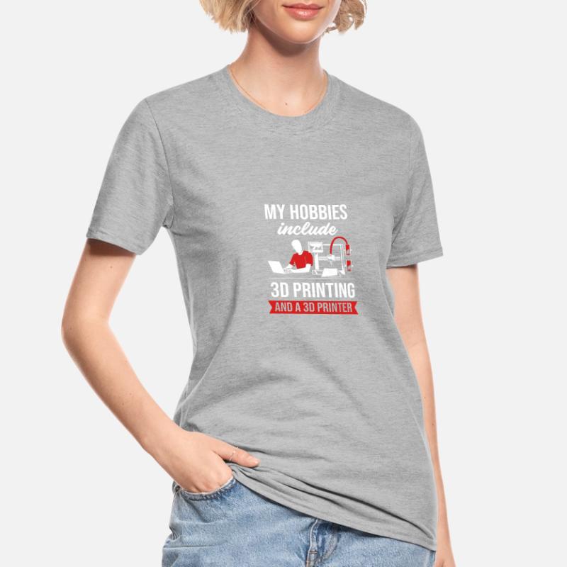 Impression 3D Impression Prototype T-shirt polycoton Unisexe