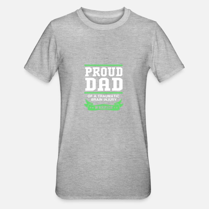 Traumatisme crânien - T-shirt polycoton Unisexe - gris chiné