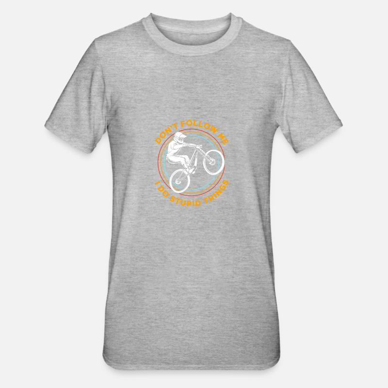 VTT VTT VTT - T-shirt polycoton Unisexe - gris chiné