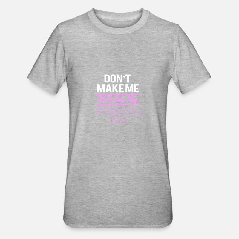 Ätherisches Öl - Unisex Polycotton T-Shirt - Grau meliert