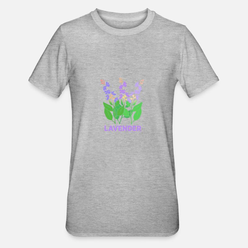 Ätherisches Öl - Unisex Polycotton T-Shirt - Grau meliert