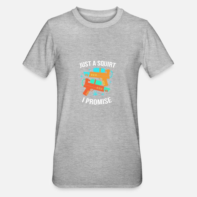 Pistolet à eau - T-shirt polycoton Unisexe - gris chiné