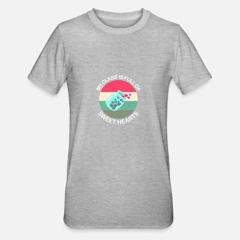Enseignants de collège - T-shirt polycoton Unisexe - gris chiné