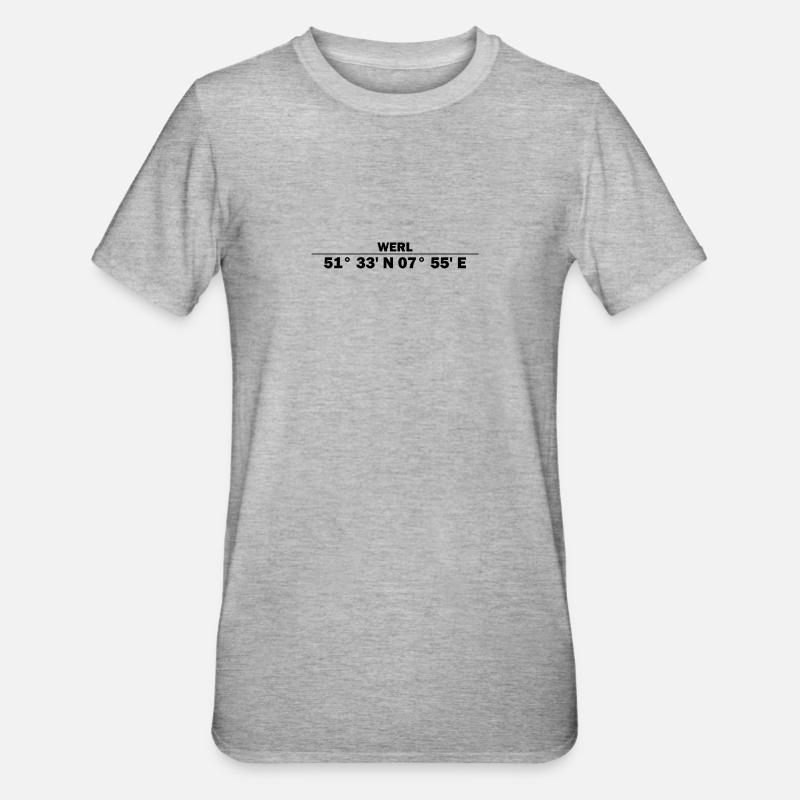 Coordonnées Werl - T-shirt polycoton Unisexe - gris chiné