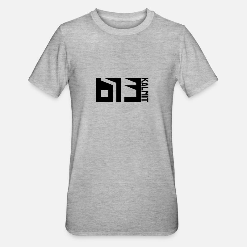673 KALMIT - T-shirt polycoton Unisexe - gris chiné